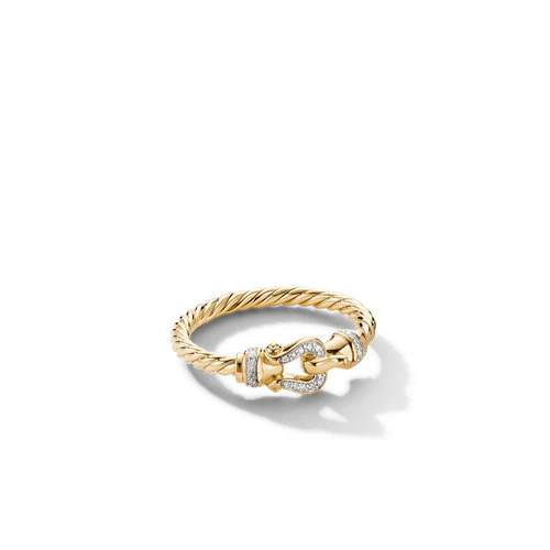 David Yurman The Cable Collectibles® Collection Ring in 18-Karat Yellow Gold - Image 2