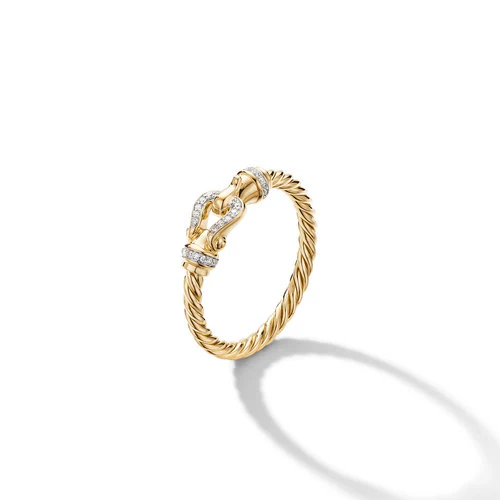 David Yurman The Cable Collectibles® Collection Ring in 18-Karat Yellow Gold - Image 3