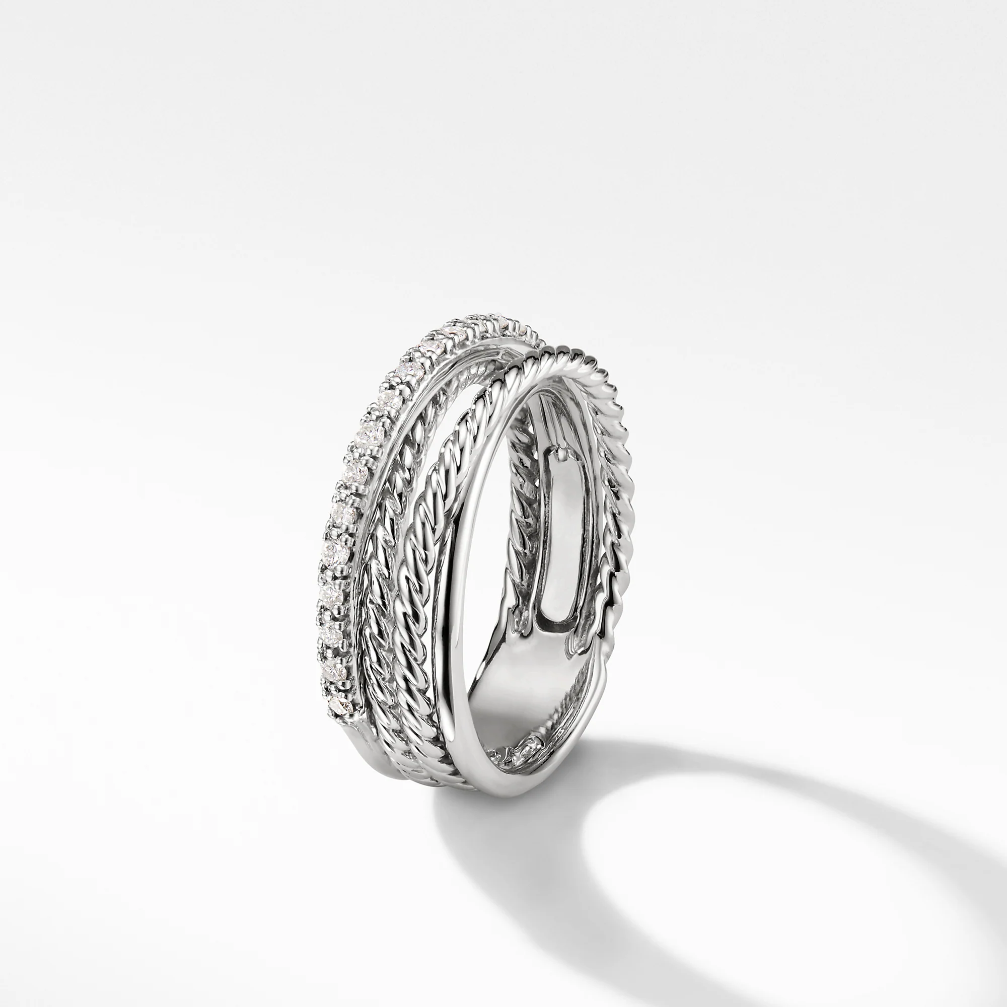 David Yurman The Crossover® Collection Ring in Sterling Silver - Image 3