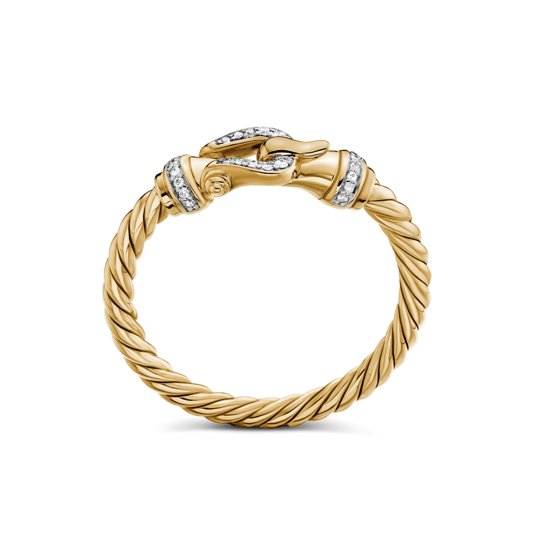 David Yurman The Cable Collectibles® Collection Ring in 18-Karat Yellow Gold - Image 4