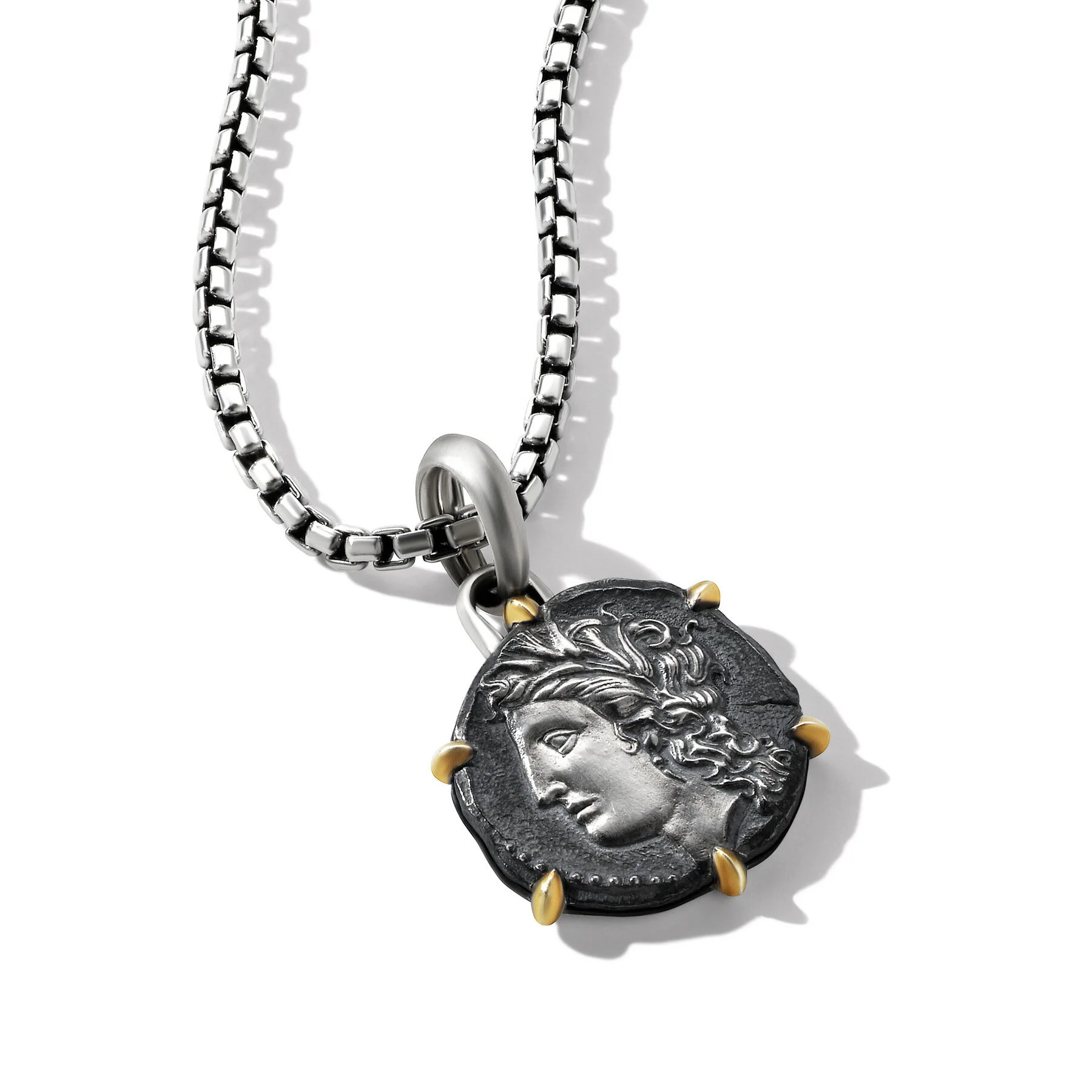 David Yurman The Amulets Collection Pendant in Silver and 18-Karat Yellow Gold - Image 2