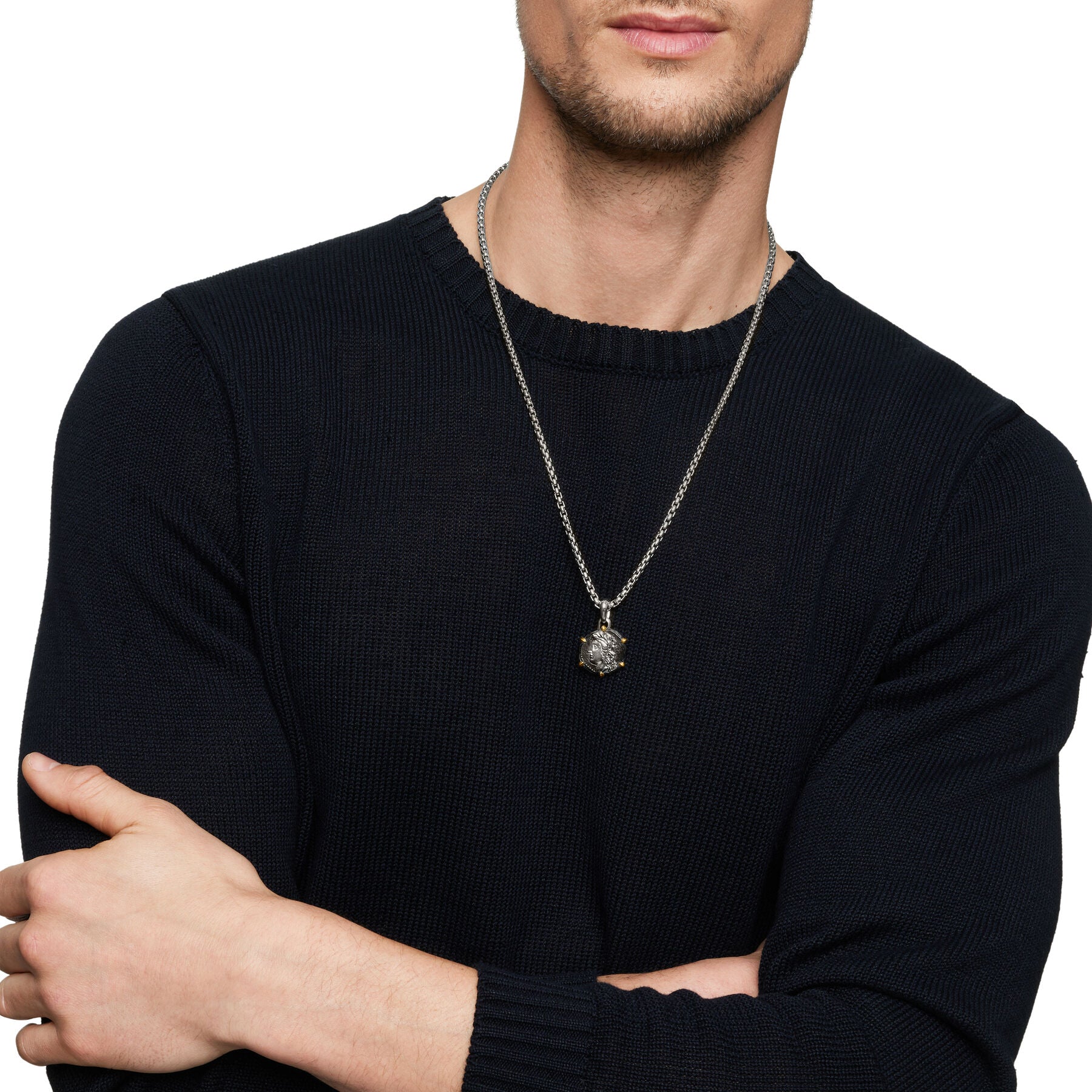 David Yurman The Amulets Collection Pendant in Silver and 18-Karat Yellow Gold - Image 5