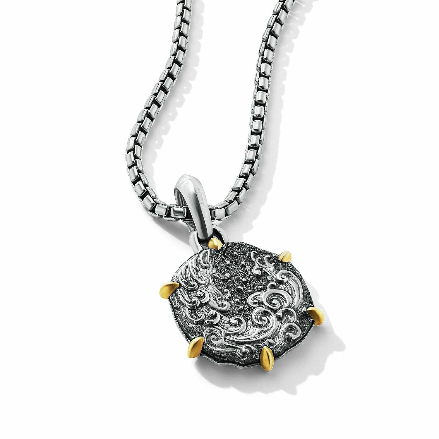 David Yurman The Amulets Collection Pendant in Silver and 18-Karat Yellow Gold - Image 2