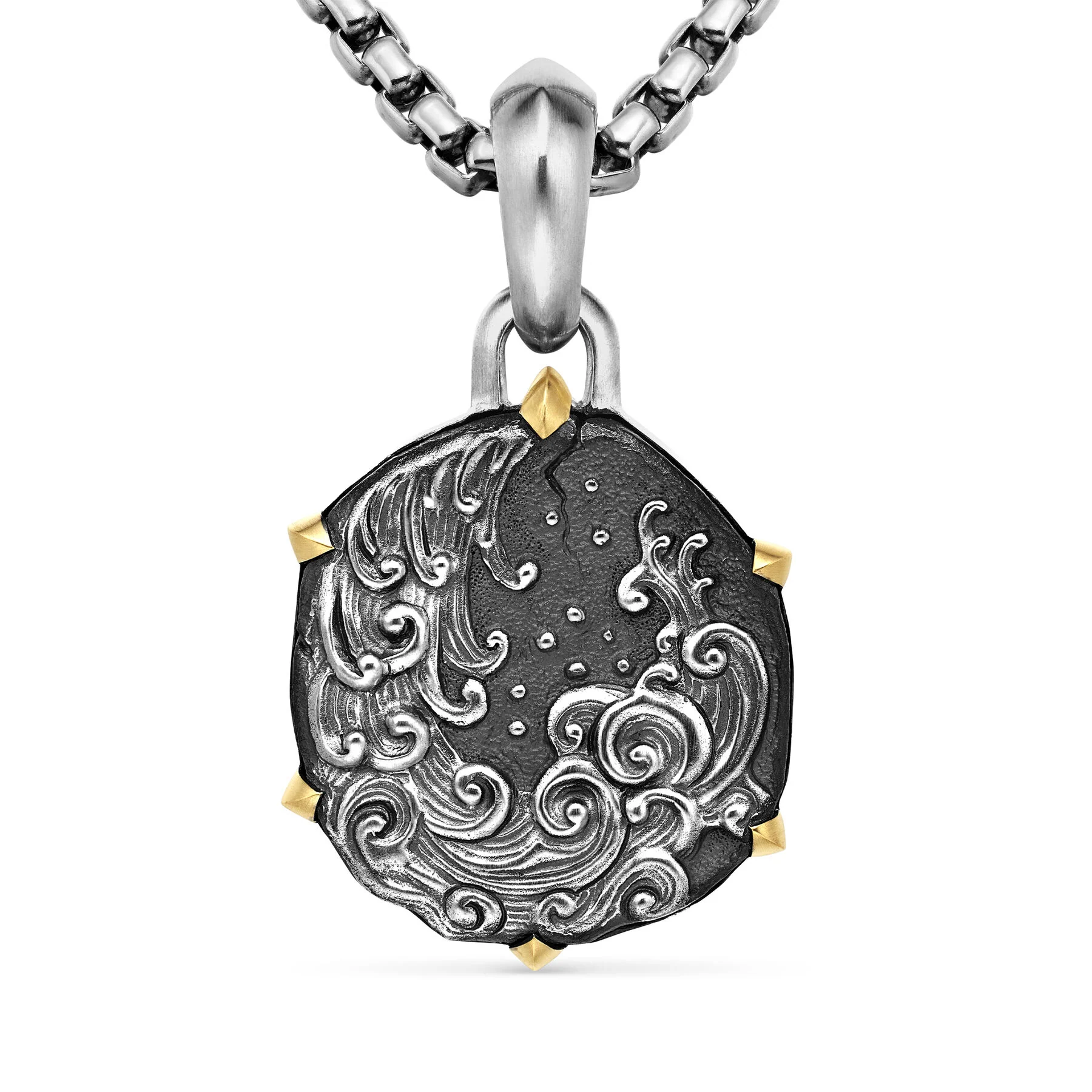 David Yurman The Amulets Collection Pendant in Silver and 18-Karat Yellow Gold - Image 3