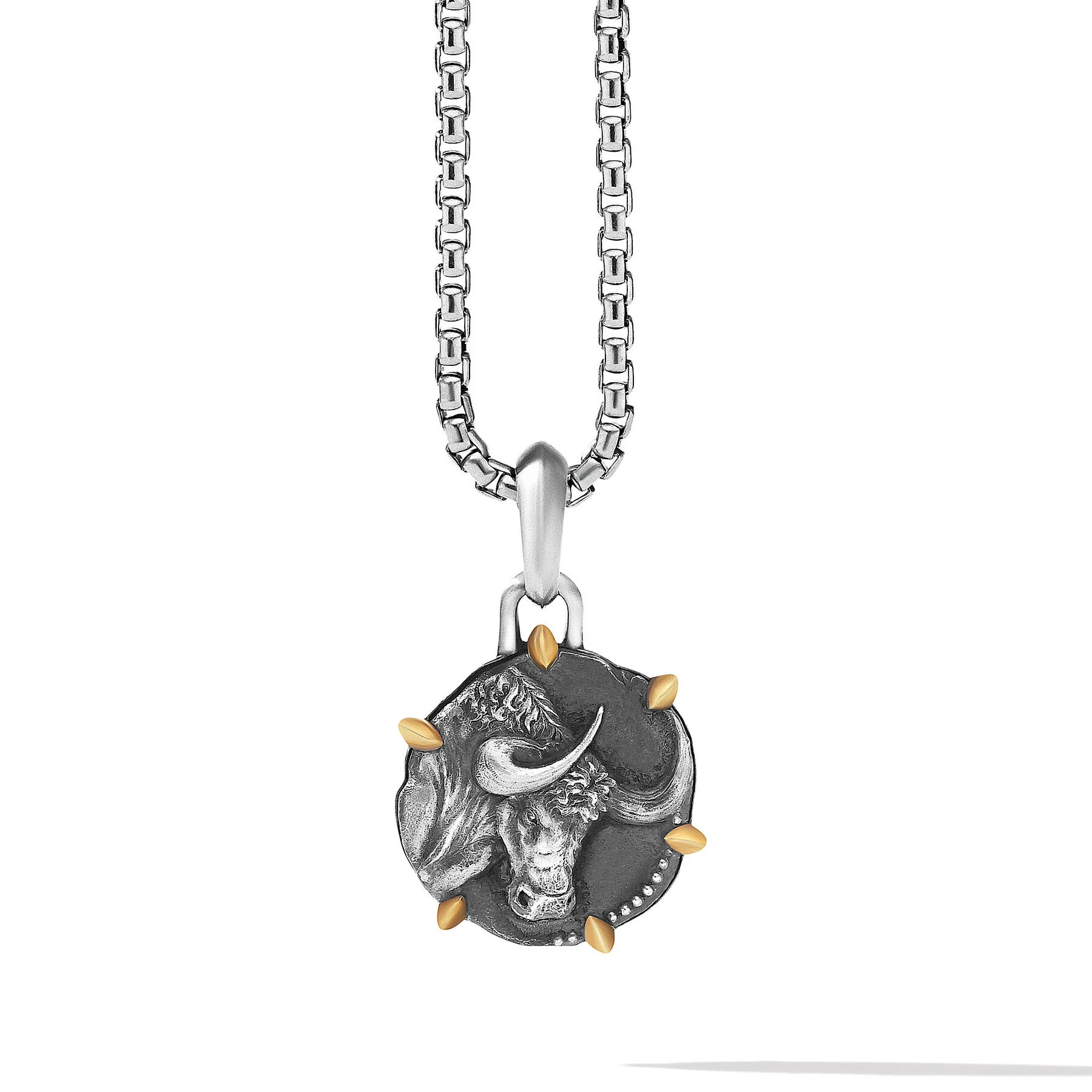 David Yurman The Amulets Collection Pendant in Silver and 18-Karat Yellow Gold
