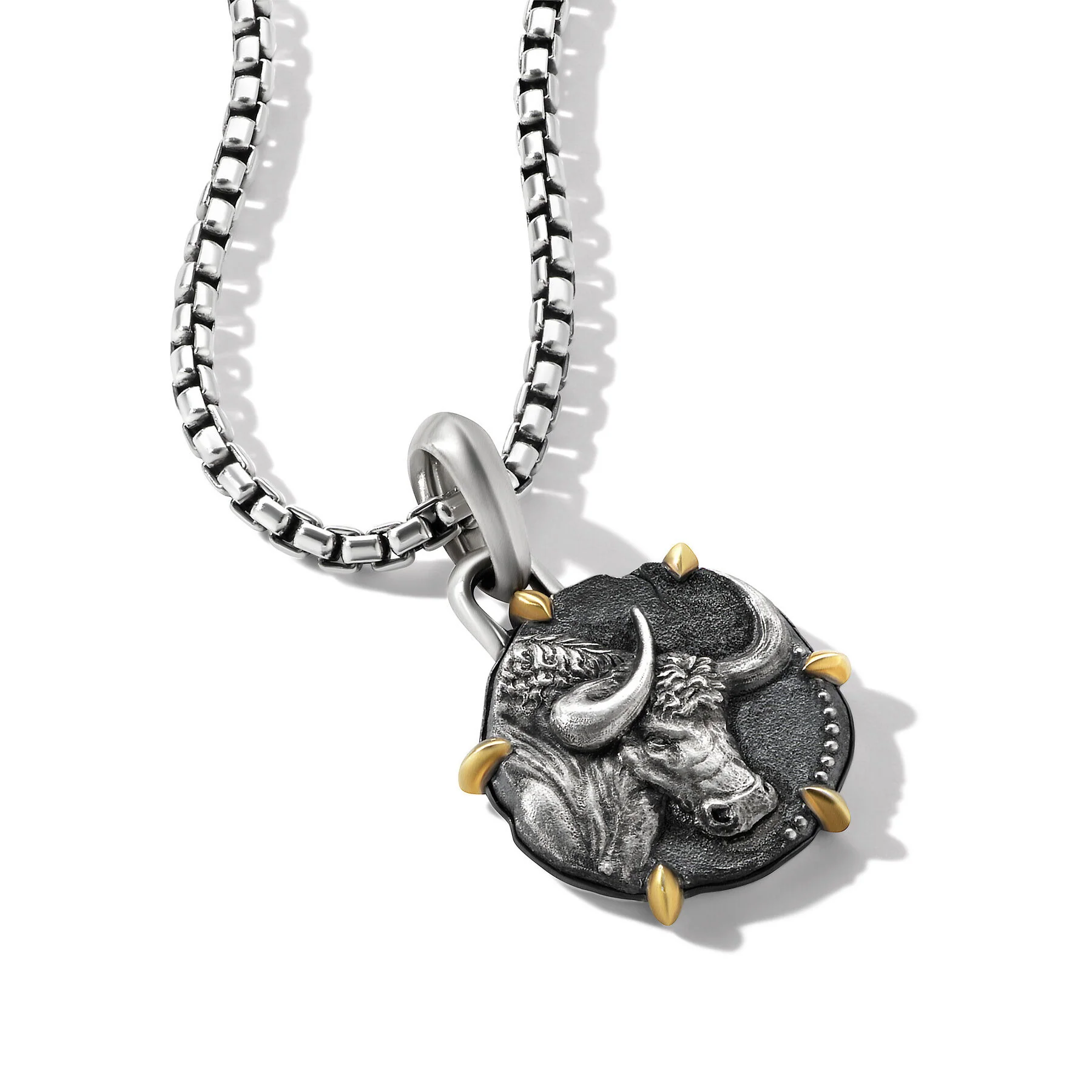 David Yurman The Amulets Collection Pendant in Silver and 18-Karat Yellow Gold - Image 2
