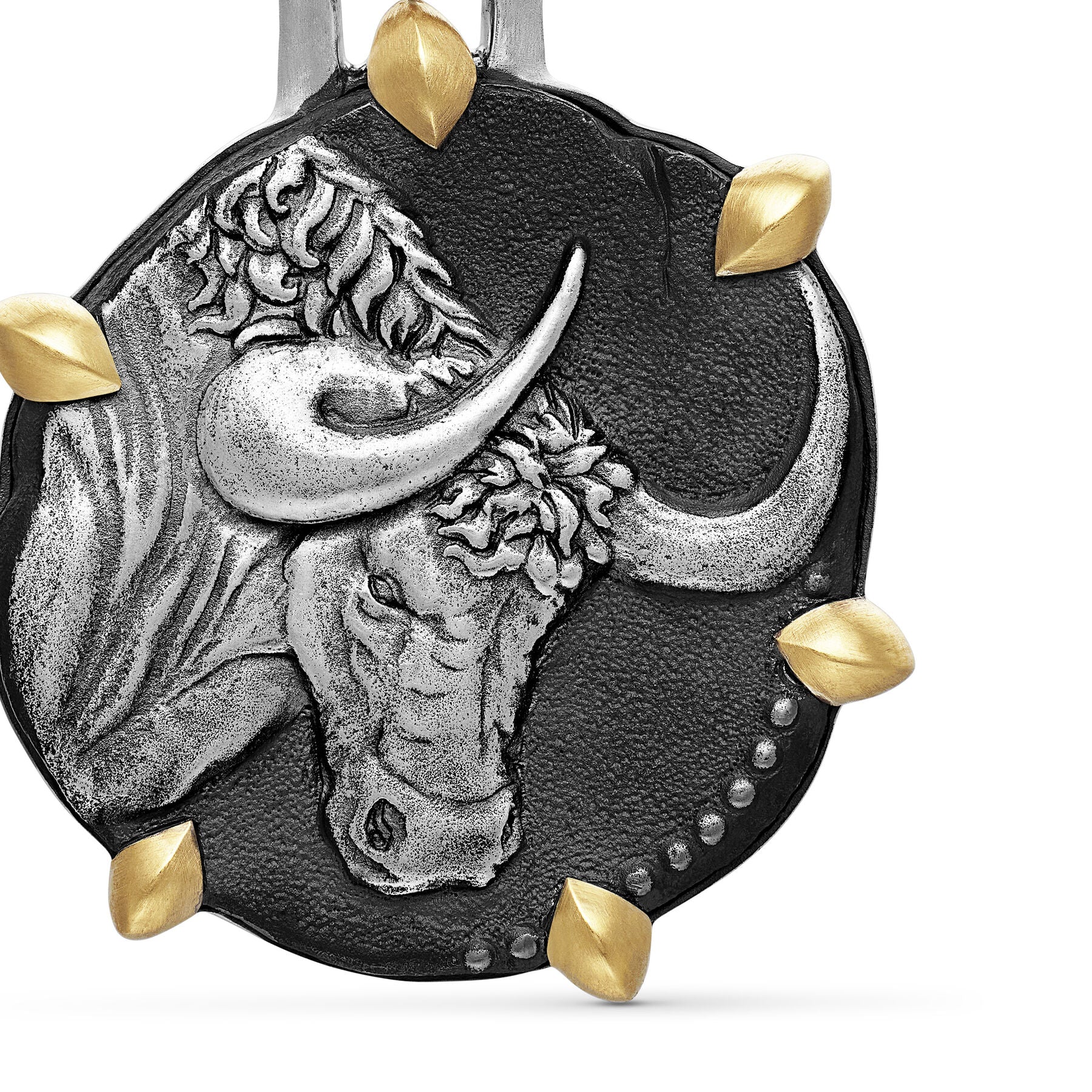 David Yurman The Amulets Collection Pendant in Silver and 18-Karat Yellow Gold - Image 4