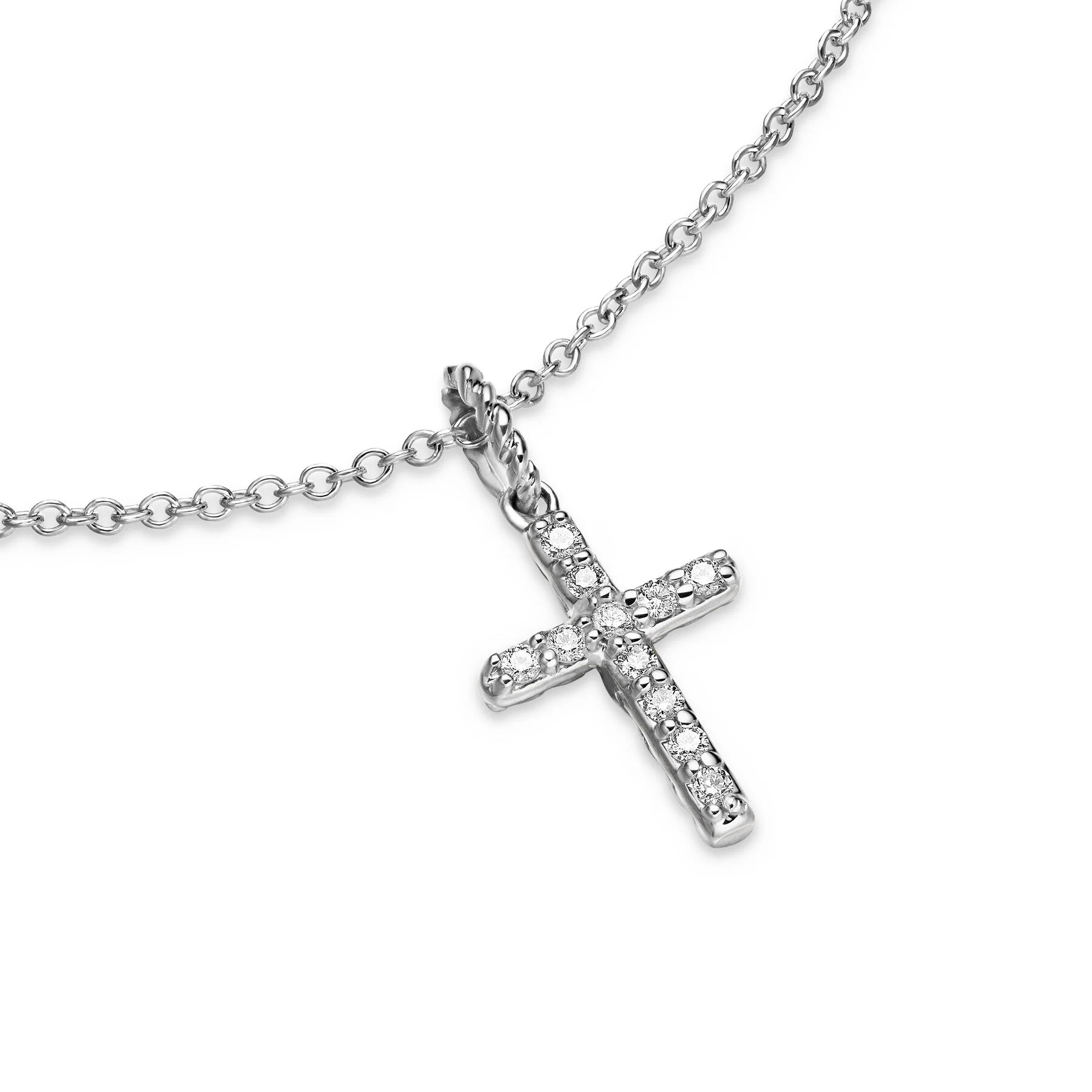 David Yurman The Cable Collectibles® Collection Necklaces & Pendant in 18-Karat White Gold - Image 4