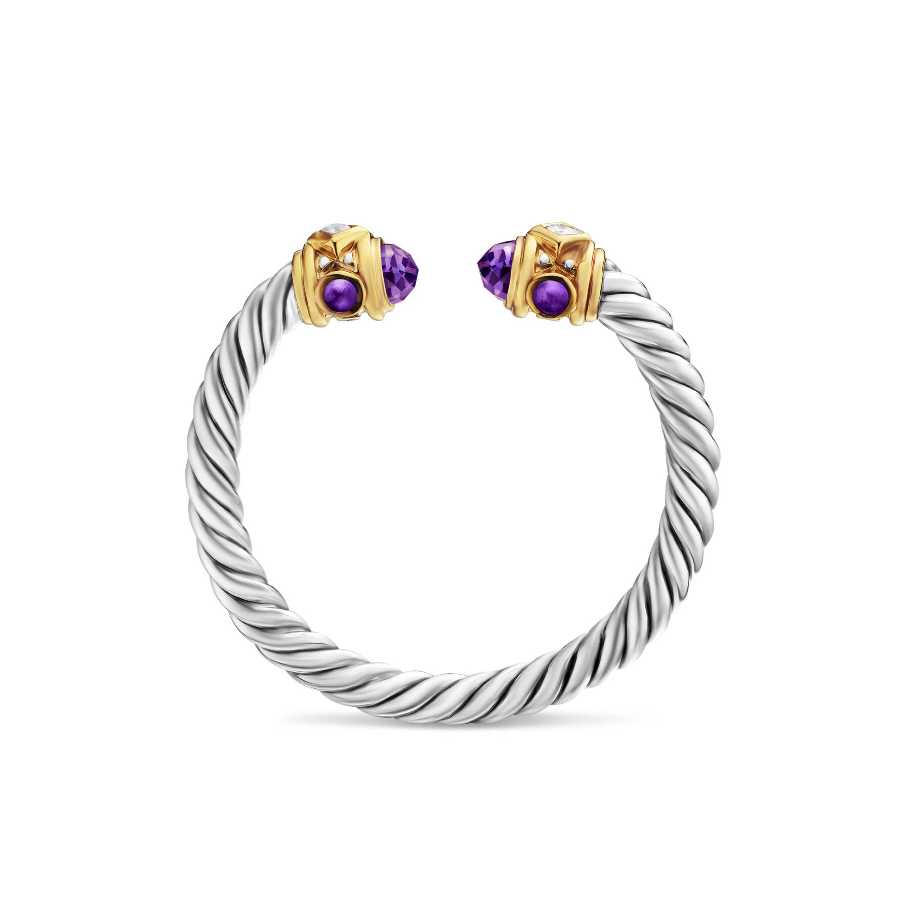 David Yurman The DY Renaissance® Collection Ring in Silver and 14-Karat Yellow Gold - Image 4
