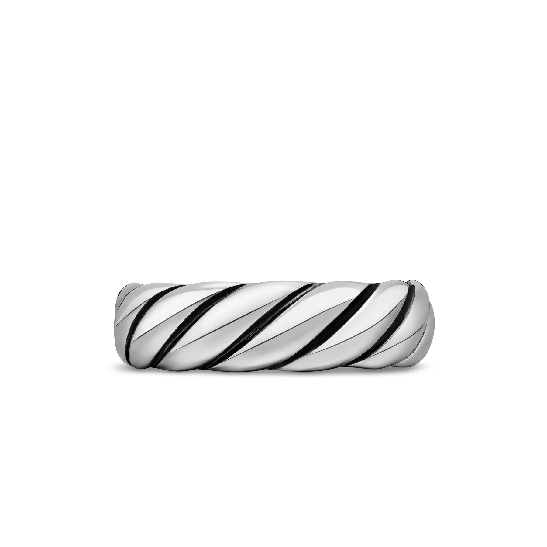 David Yurman The Sculpted Cable Collection Ring in Sterling Silver - Image 3