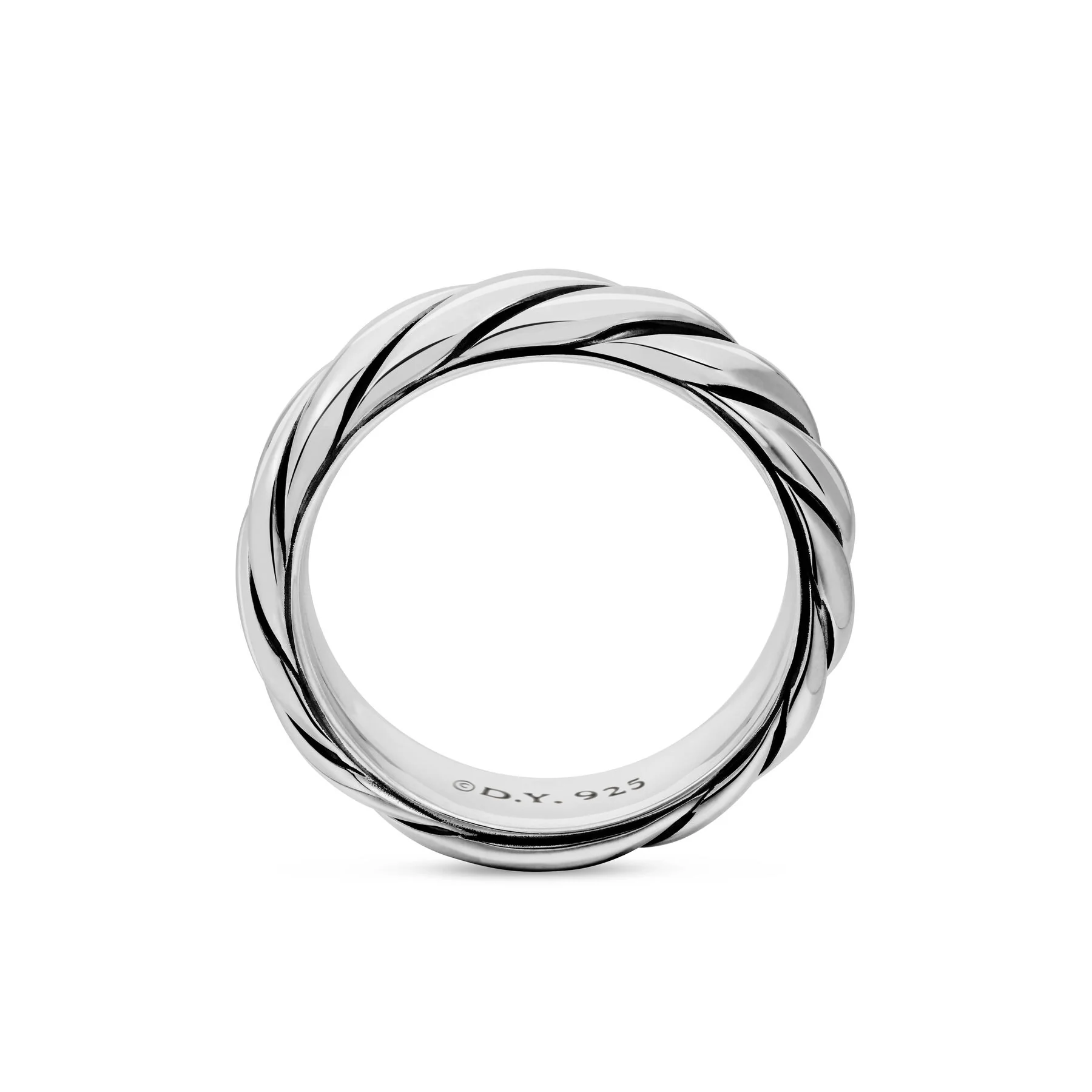 David Yurman The Sculpted Cable Collection Ring in Sterling Silver - Image 4