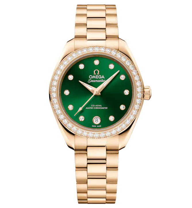 OMEGA Seamaster Aqua Terra 150m, 30mm with Yellow Gold Bracelet