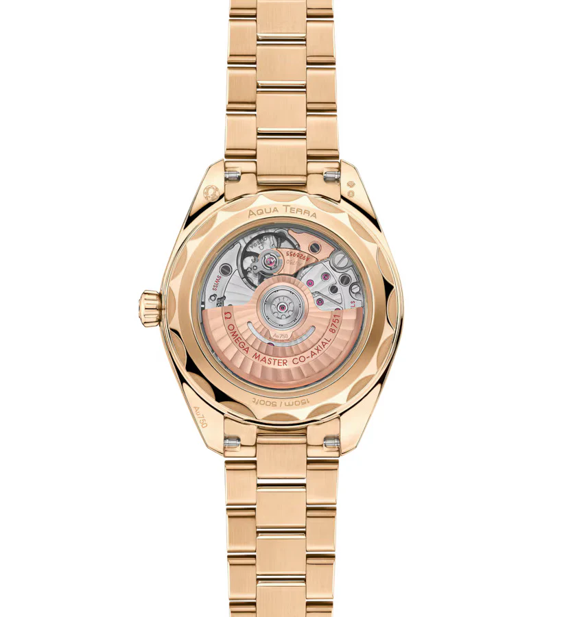 OMEGA Seamaster Aqua Terra 150m, 30mm with Yellow Gold Bracelet - Image 2