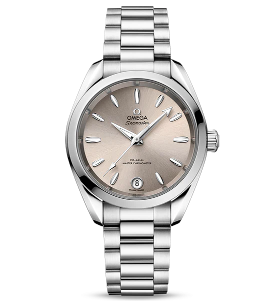 OMEGA Seamaster Aqua Terra 150m Co-Axial Master Chronometer, 34mm with Sandstone Dial