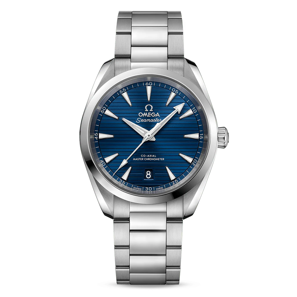 OMEGA Seamaster Aqua Terra 150m Co-Axial Master Chronometer 38mm with Blue Dial
