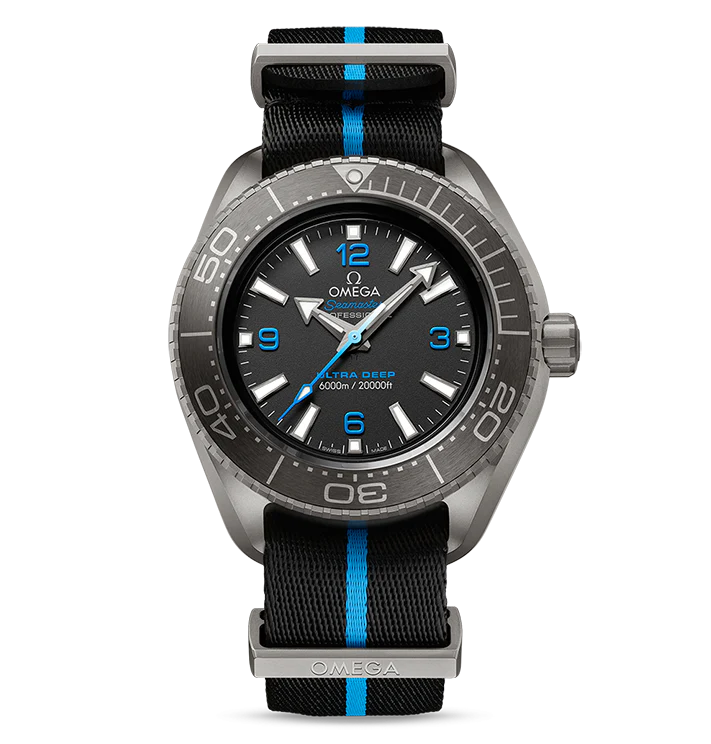 OMEGA Seamaster Planet Ocean 6000m Co-Axial Master Chronometer, 45.5mm with Black Dial