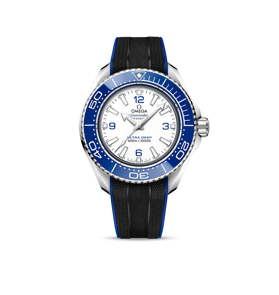 OMEGA Seamaster Planet Ocean 6000m Co-Axial Master Chronometer, 45.5mm with White Dial