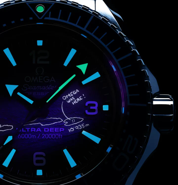 OMEGA Seamaster Planet Ocean 600m, 45.5mm with Summer Blue Wave Dial - Image 4