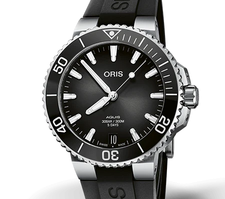 Oris Aquis Date Calibre 400 Watch with Black Dial, 41.50mm - Image 2