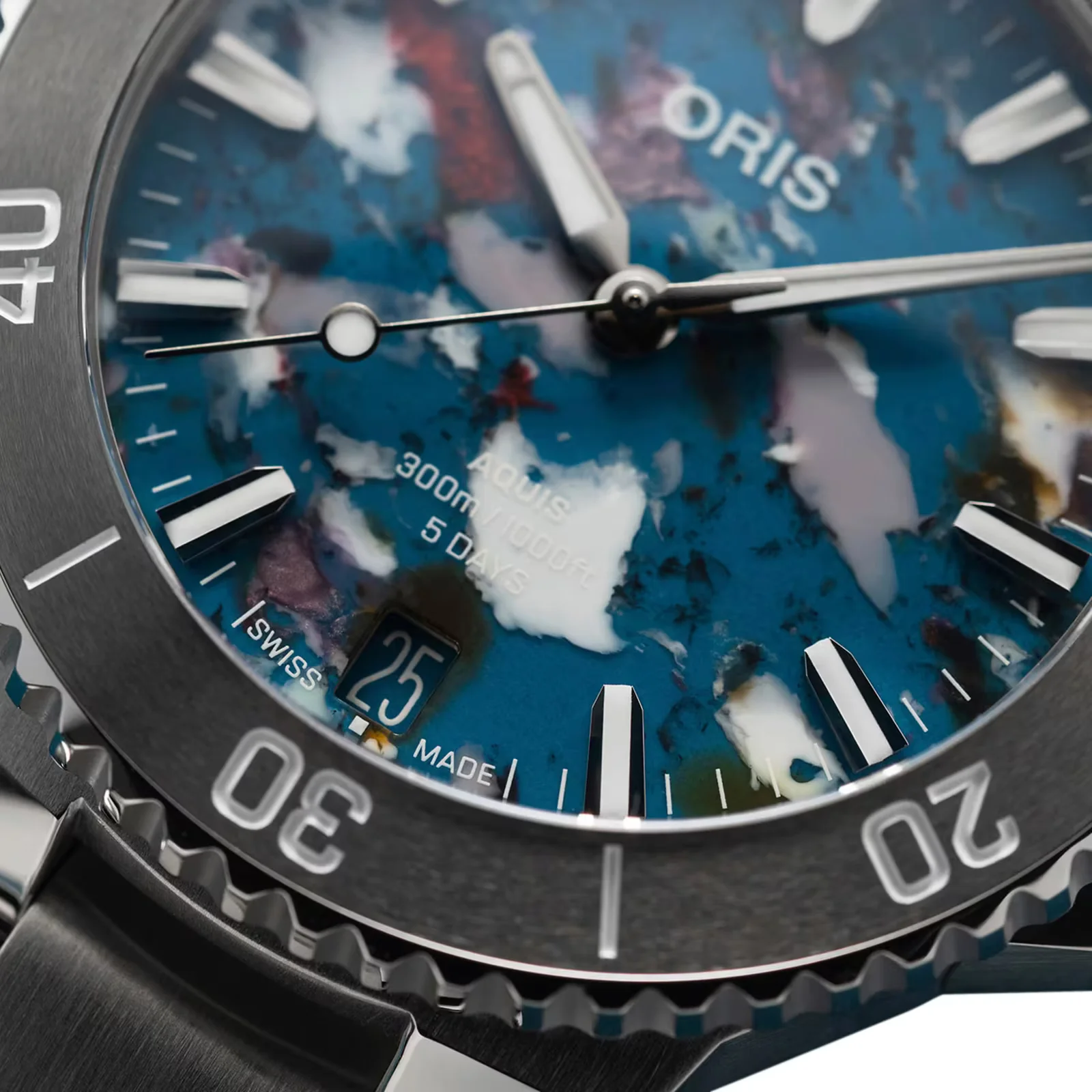 Oris Aquis Date Upcycle Calibre 400 Watch with Stainless Steel Bracelet, 43.50mm - Image 2