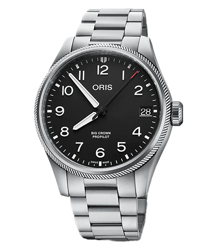 Oris Big Crown ProPilot Big Date Watch with Black Dial, 41mm