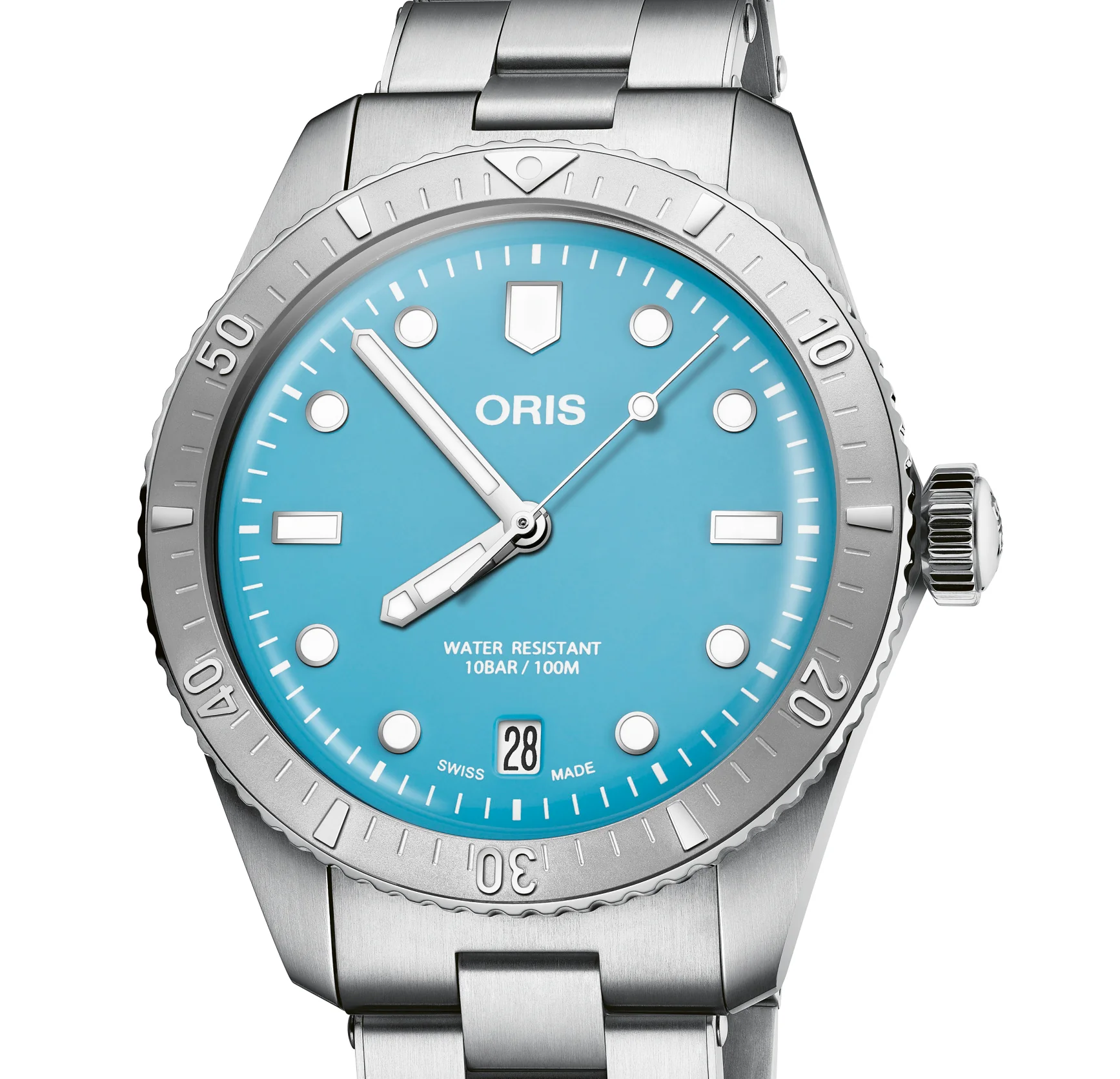 Oris Divers Sixty-Five Watch with Cotton Candy Blue Dial, 38mm - Image 3