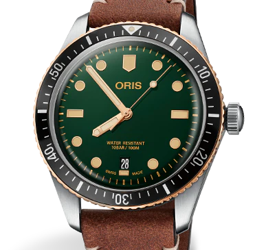 Oris Divers Sixty-Five Watch with Green Dial, 40mm - Image 2