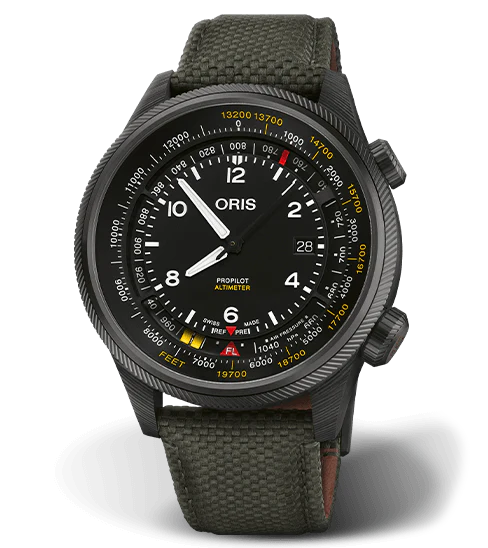 Oris ProPilot Altimeter Watch with Black Dial, 47mm