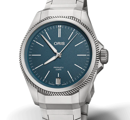 Oris ProPilot X Calibre 400 Watch with Blue Dial - Image 4