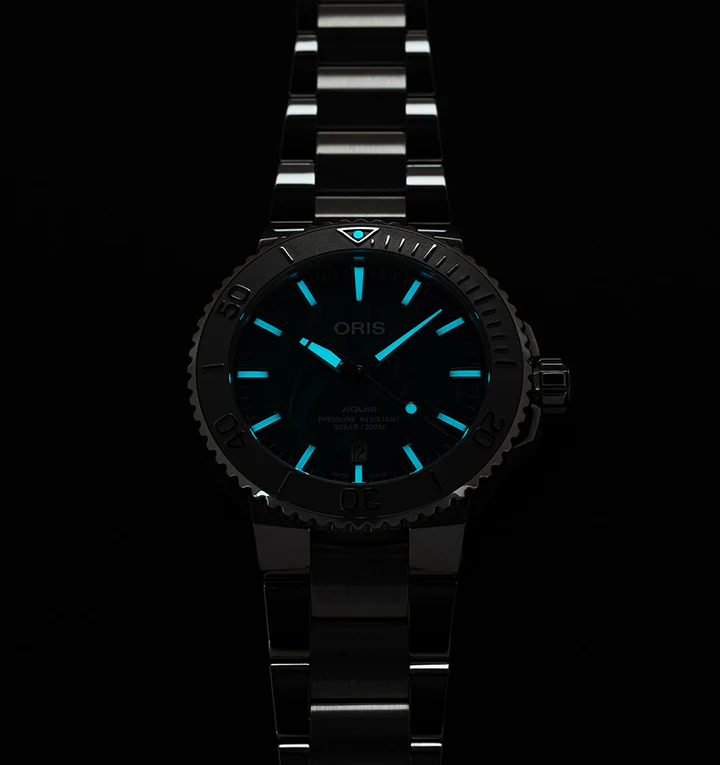 Oris X Bracenet Watch with Green Dial, 43.5mm - Image 4