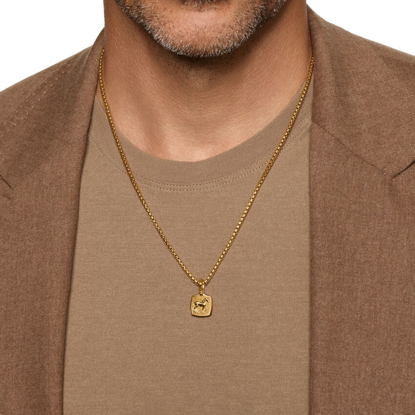 Petrvs Horse Amulet in 18K Yellow Gold, 15.8mm - Image 3