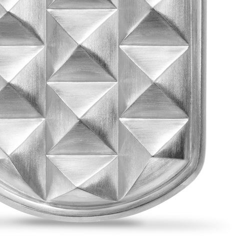Pyramid Tag in Sterling Silver, 35mm - Image 4