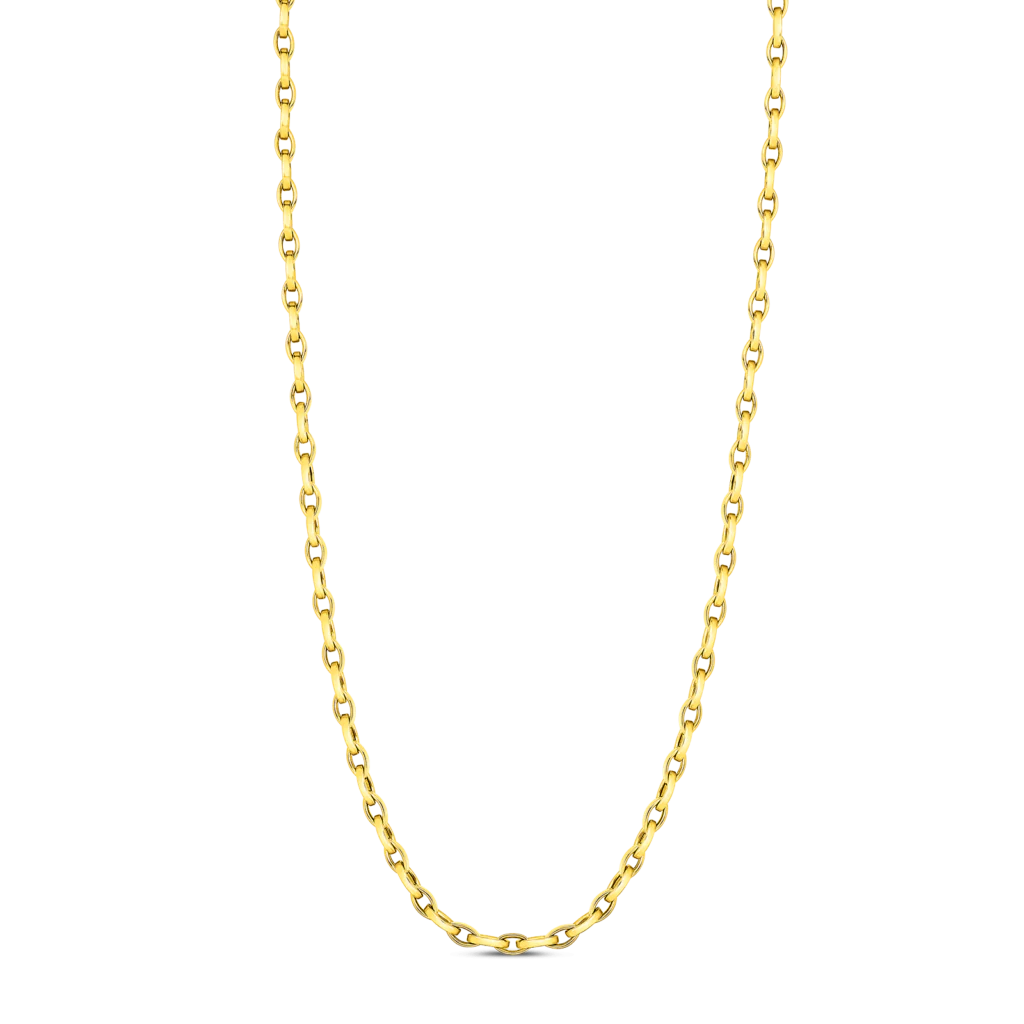 Roberto Coin 18K Yellow Gold High Polish Almond Link Chain