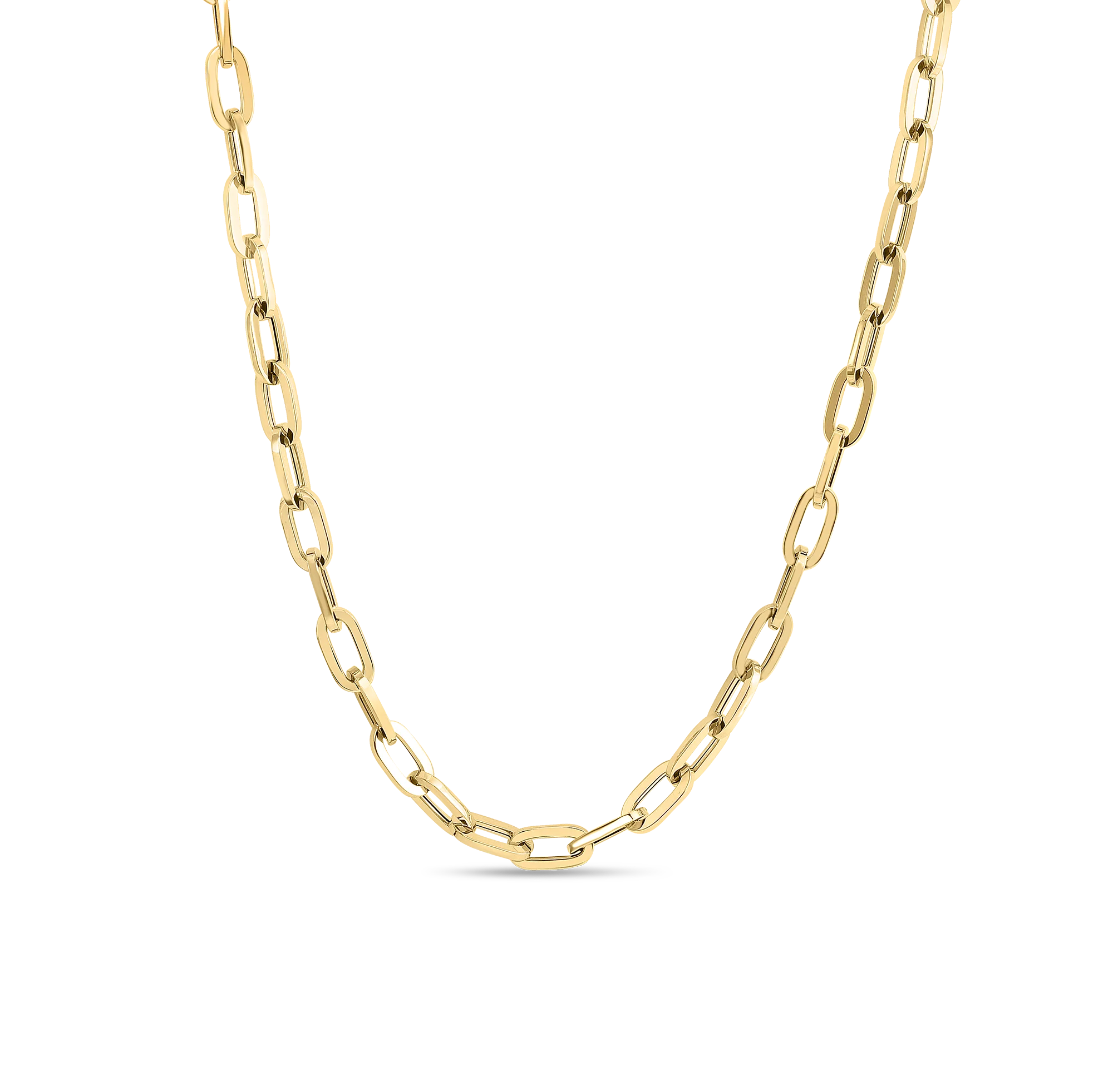 Roberto Coin Designer Gold Heavy Gauge Paperclip Link Chain