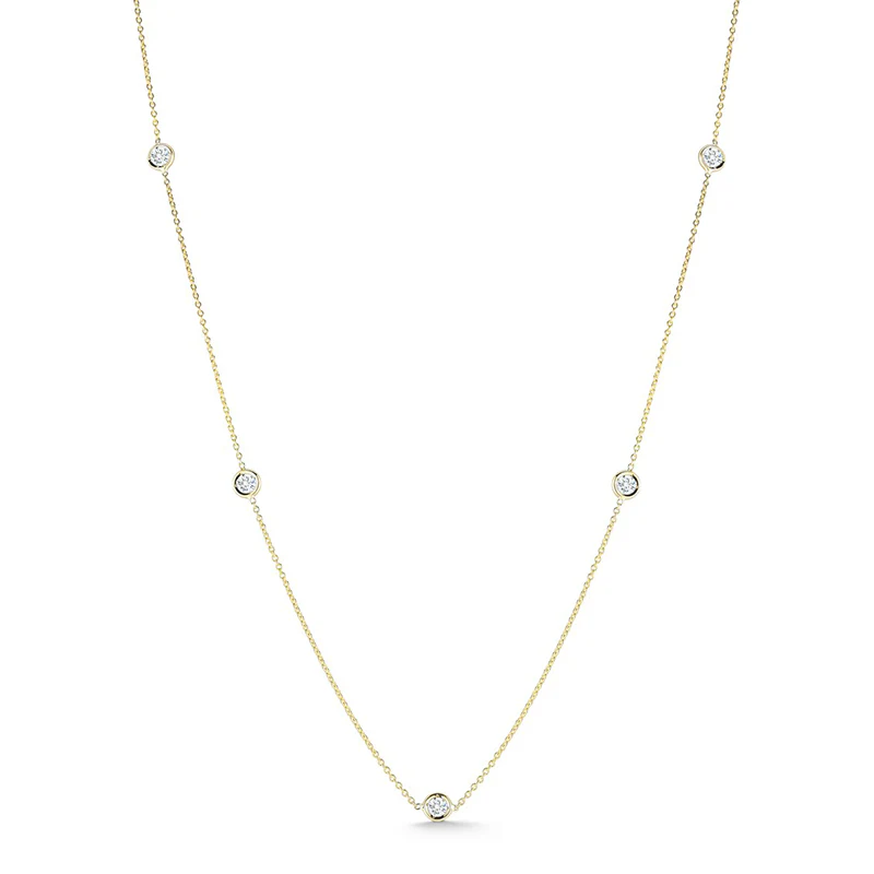 Roberto Coin Diamonds by the Inch Five Station Necklace