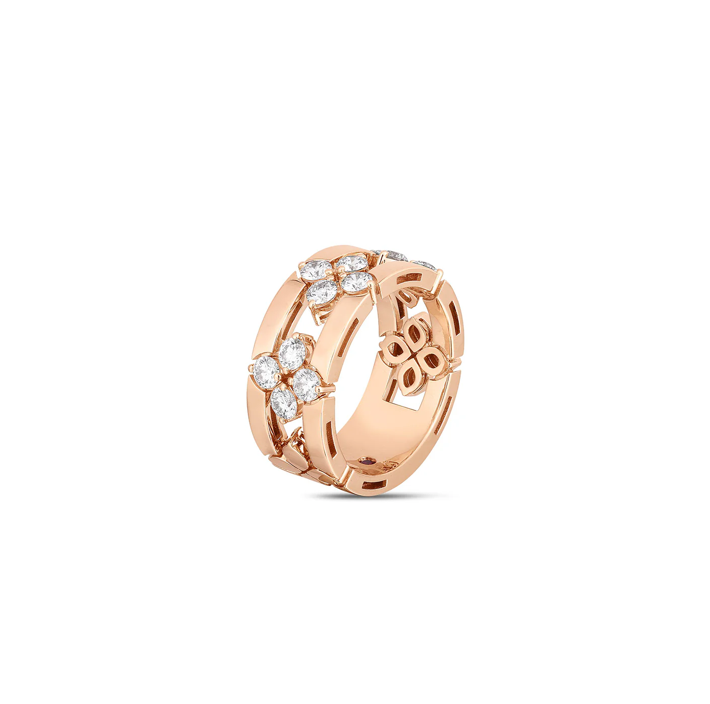 Roberto Coin Love in Verona Rose Gold Diamond Ring - Image 2
