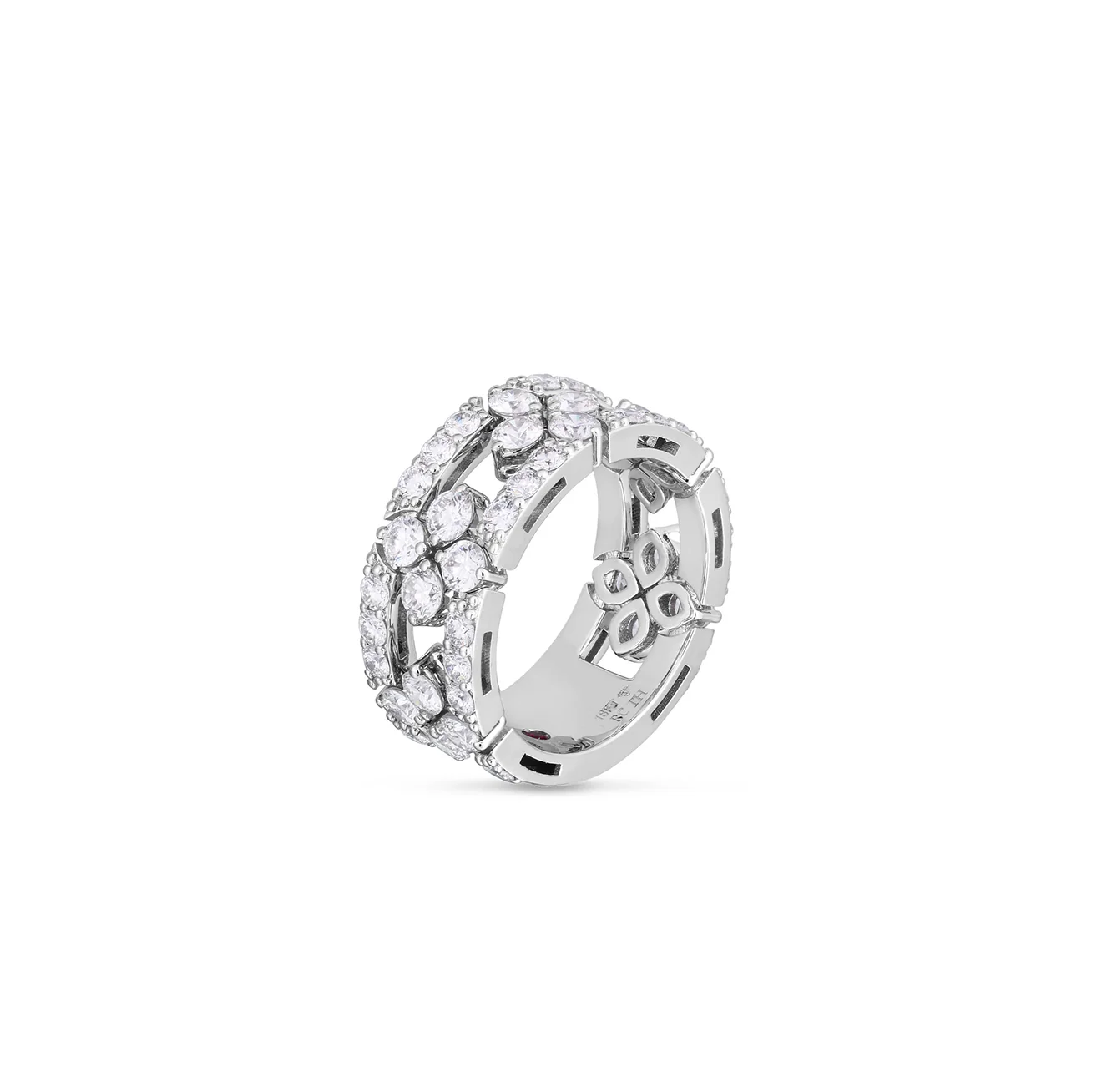 Roberto Coin Love in Verona White Gold Diamond Ring - Image 2