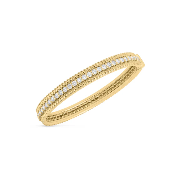 Roberto Coin Siena One Row Diamond Bangle - Image 2