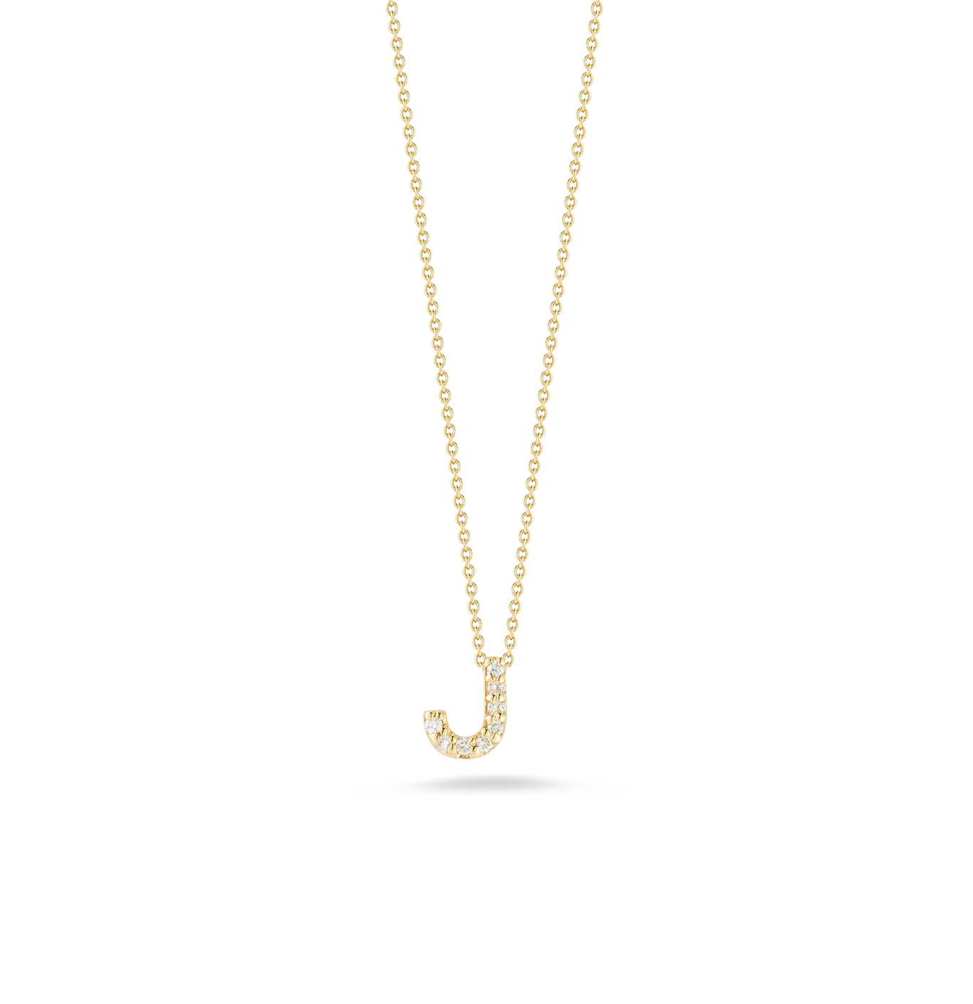 Roberto Coin Tiny Treasures Yellow Gold "Love Letter" Initial Pendant - Image 10