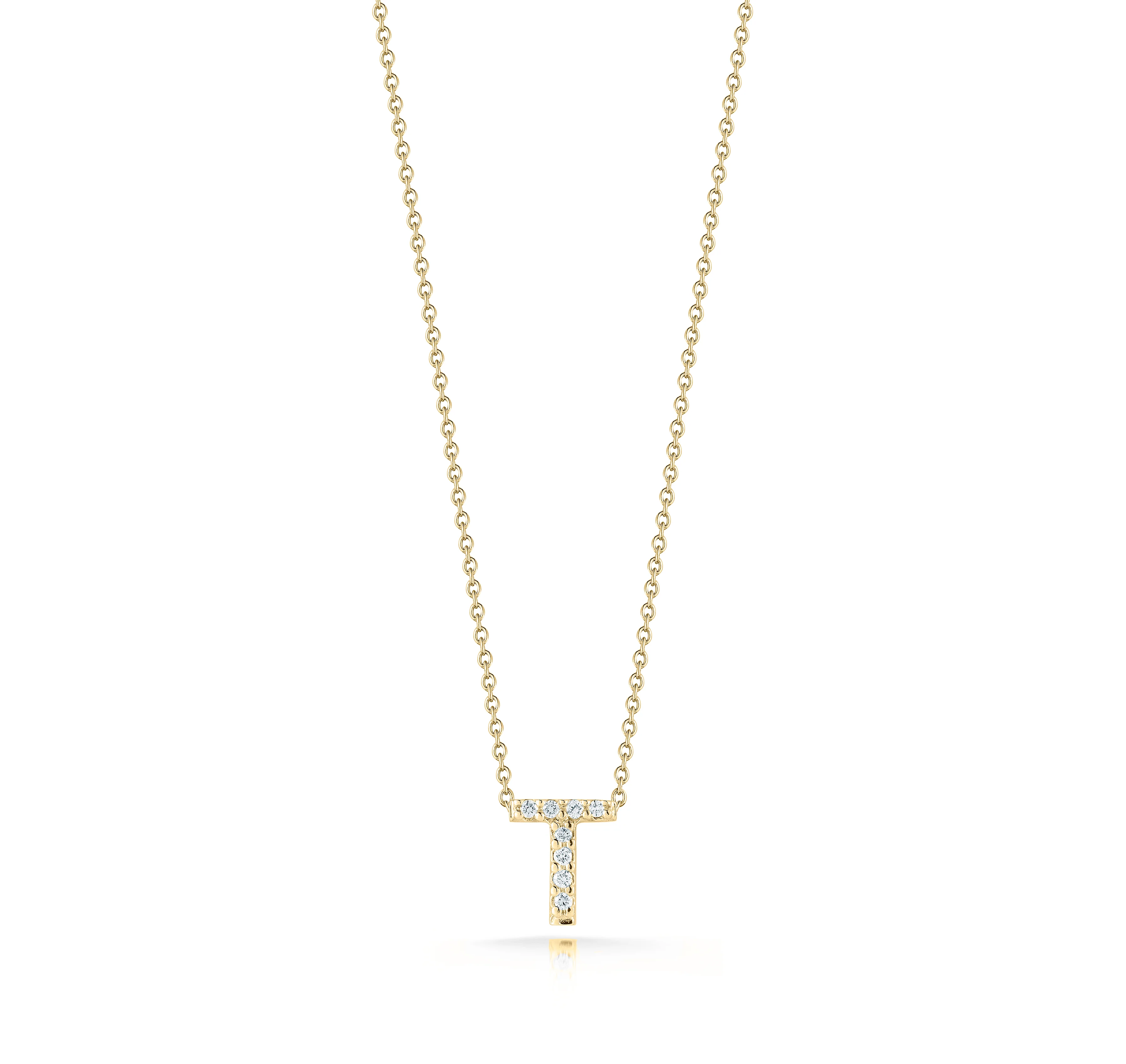 Roberto Coin Tiny Treasures Yellow Gold "Love Letter" Initial Pendant - Image 20