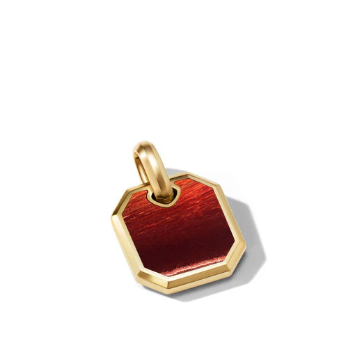 Roman Amulet in 18K Yellow Gold with Red Tiger's Eye - Image 2
