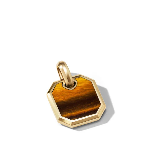 Roman Amulet in 18K Yellow Gold with Tiger's Eye - Image 2