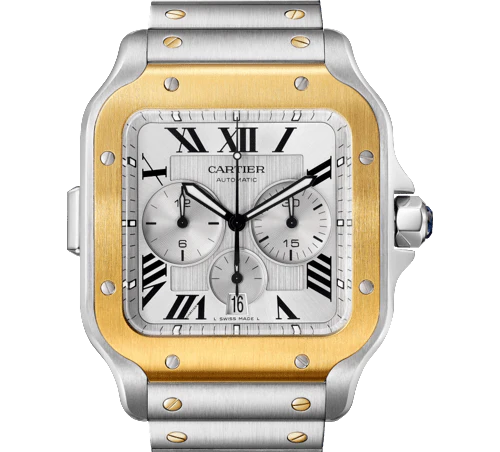 Santos de Cartier Chronograph Watch - Image 5