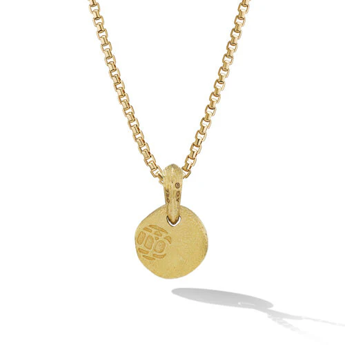 Shipwreck Coin Amulet in 18K Yellow Gold - Image 3