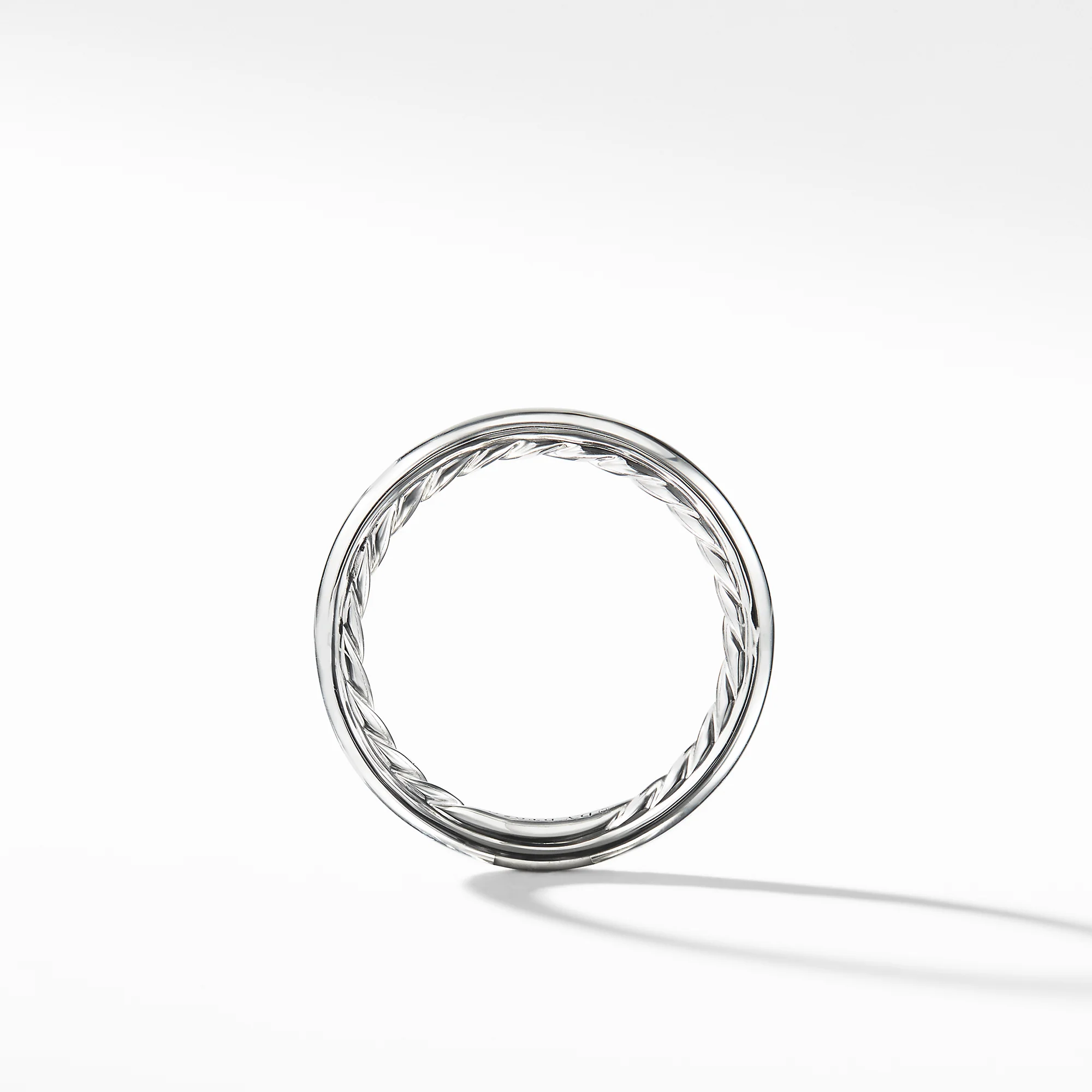Smooth 2.5mm Ring in Platinum, Size 7 - Image 2