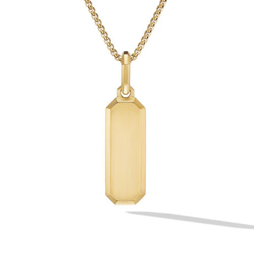 Streamline Amulet in 18K Yellow Gold