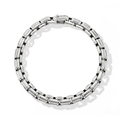 Streamline Double Heirloom Link Bracelet in Sterling Silver, Size Medium - Image 2