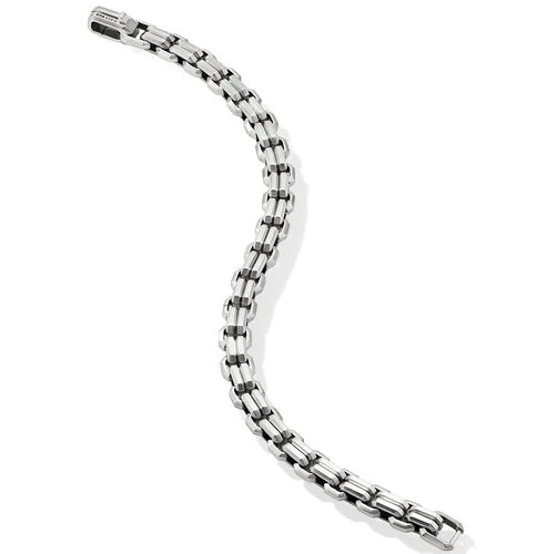 Streamline Double Heirloom Link Bracelet in Sterling Silver, Size Medium - Image 3