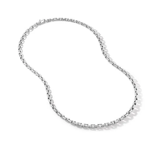 Streamline Heirloom Link Necklace in Sterling Silver, 24" - Image 3