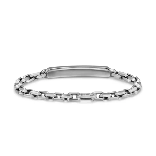Streamline ID Bracelet in Sterling Silver, 6.7mm, Size Large - Image 2